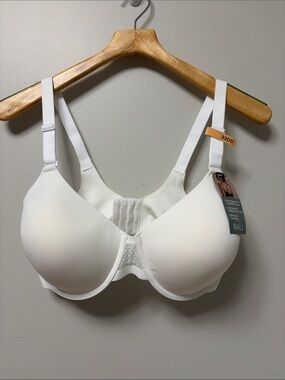 Bali Comfort Revolution Soft Touch Wire Bra White 38DD NWT